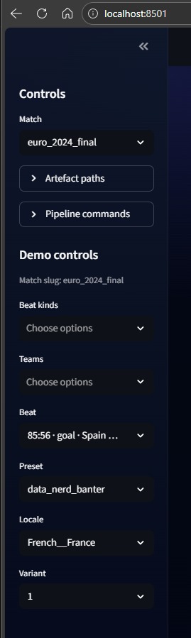 Locale controls for presets and language selection